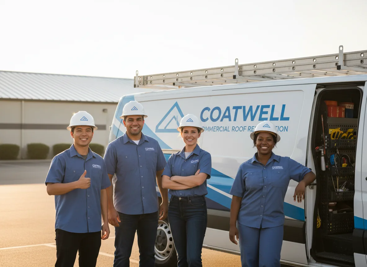 Commercial roof coating company in Roland, AR